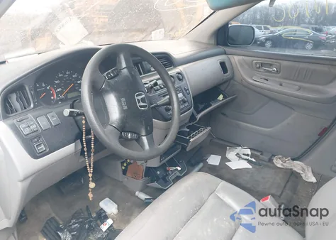 2002 Honda Odyssey Ex-L z USA, uszkodzony, nr VIN 2HKRL18032H575773